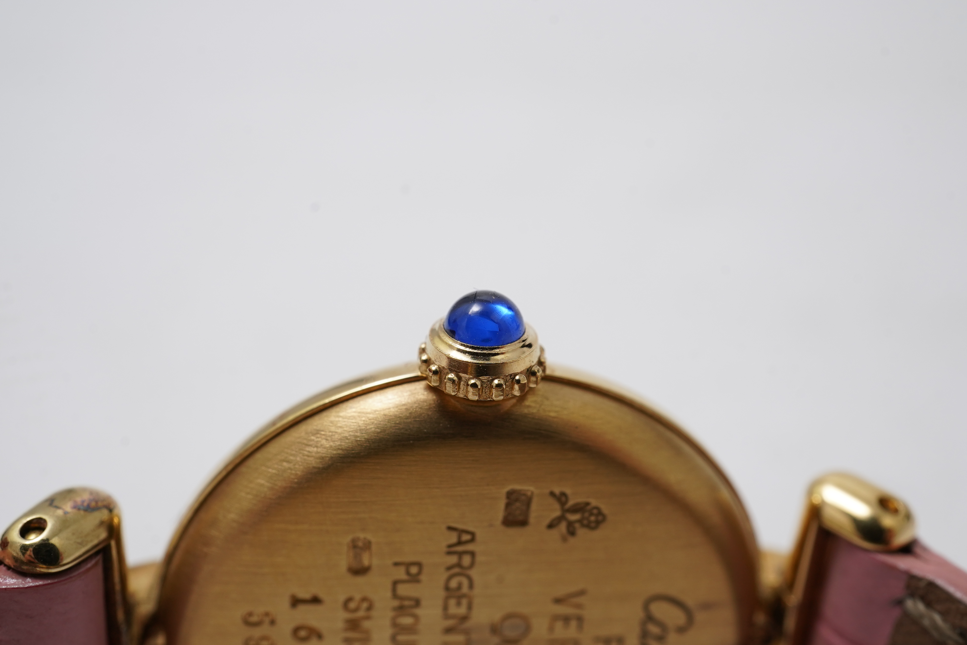 Cartier, a lady's silver gilt 'Must de Cartier Colisée' wristwatch, ref. 590002